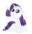 Size: 718x772 | Tagged: safe, artist:luridchronomancer, rarity, pony, g4, female, filly, filly rarity, solo, younger