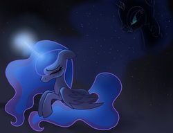 Size: 1300x1000 | Tagged: safe, artist:beastyxlightning, nightmare moon, princess luna, g4