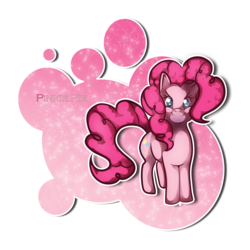 Size: 1200x1200 | Tagged: safe, artist:lunethetiger, pinkie pie, earth pony, pony, g4, female, solo