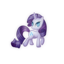 Size: 1000x1000 | Tagged: safe, artist:lunethetiger, rarity, pony, g4, female, solo