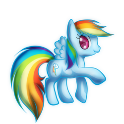 Size: 1000x1000 | Tagged: safe, artist:lunethetiger, rainbow dash, pony, g4, female, solo