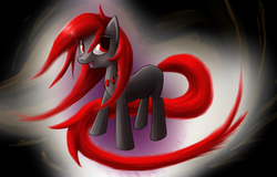 Size: 2500x1600 | Tagged: safe, artist:dazko, pony, earthbound, giygas, ponified, rule 63, solo