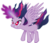 Size: 2687x2327 | Tagged: safe, artist:voaxmasterspydre, twilight sparkle, alicorn, pony, g4, high res, hilarious in hindsight, race swap, simple background, transparent background, twilight sparkle (alicorn), vector