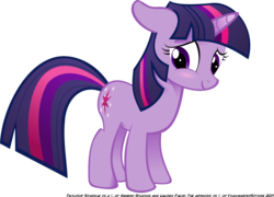 Size: 3338x2405 | Tagged: safe, artist:voaxmasterspydre, twilight sparkle, pony, unicorn, boast busters, g4, blushing, female, high res, mare, simple background, solo, transparent background, unicorn twilight, vector