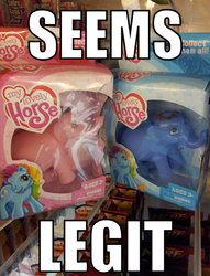Size: 500x655 | Tagged: safe, rainbow dash (g3), elephant, g3, bootleg, epic fail, fail, father ted, image macro, irl, lunaphant, my lovely horse, photo, pinkiephant, seems legit, toy, what the hay?, what were you thinking, you had one job, you tried