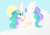 Size: 1366x952 | Tagged: safe, artist:mewglethewolf, princess celestia, pony, g4, female, solo