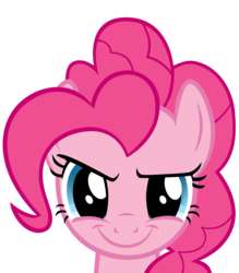 Size: 7000x8000 | Tagged: safe, artist:jlryan, part of a set, pinkie pie, g4, absurd resolution, rapeface, simple background, transparent background, vector