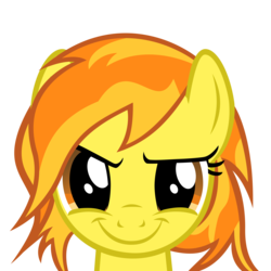 Size: 6000x6000 | Tagged: safe, artist:jlryan, part of a set, spitfire, pegasus, pony, g4, absurd resolution, female, mare, messy mane, rapeface, simple background, solo, transparent background, vector