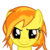 Size: 6000x6000 | Tagged: safe, artist:jlryan, part of a set, spitfire, pegasus, pony, g4, absurd resolution, female, mare, messy mane, rapeface, simple background, solo, transparent background, vector