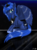 Size: 1500x2014 | Tagged: safe, artist:c-cain, princess luna, pony, g4, crying, female, sad, solo