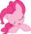 Size: 8000x8881 | Tagged: safe, artist:leadhooves, artist:quasdar, pinkie pie, earth pony, pony, g4, absurd resolution, female, simple background, sleeping, solo, transparent background, vector