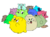 Size: 960x704 | Tagged: safe, artist:kmeb, fluffy pony, cuddle puddle, cuddling, cute, eyes closed, fluff pile, open mouth, pony pile, runt, smiling, snuggling