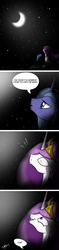 Size: 500x2101 | Tagged: safe, artist:coffeycup, princess celestia, princess luna, g4, comic, trollestia