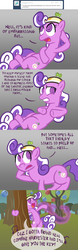 Size: 1000x3224 | Tagged: safe, artist:blockeraser, screwball, g4, bowling ball, comic, hat, propeller hat, screwball tells all, song, swirly eyes, tumblr