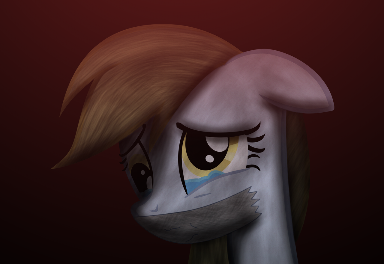 Pony crying