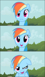 Size: 644x1085 | Tagged: safe, screencap, rainbow dash, pegasus, pony, g4