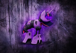 Size: 1491x1038 | Tagged: safe, artist:metadragonart, twilight sparkle, robot, g4