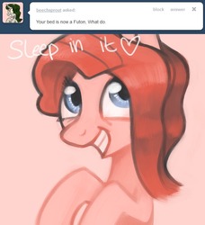 Size: 639x700 | Tagged: dead source, safe, artist:dhui, pinkie pie, ask tired pie, g4