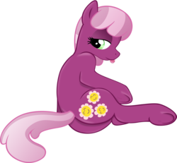 Size: 3721x3431 | Tagged: safe, artist:foxxy-arts, artist:moongazeponies, cheerilee, earth pony, pony, g4, bedroom eyes, butt, female, flowerbutt, high res, hooves, plot, simple background, sultry pose, transparent background, underhoof, vector