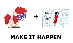 Size: 1337x796 | Tagged: safe, twist, g4, exploitable meme, homestar runner, make it happen, meta, teen girl squad