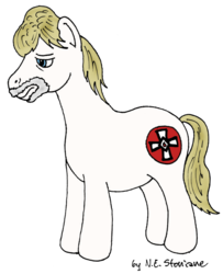 Size: 648x800 | Tagged: safe, oc, oc only, earth pony, pony, david duke, earth pony oc, frown, lidded eyes, male, ponified, sad, simple background, solo, stallion, tired, transparent background