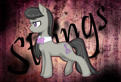 Size: 900x609 | Tagged: safe, artist:linaprime, octavia melody, earth pony, pony, g4, bowtie, female, solo