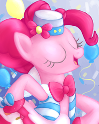 Size: 1498x1883 | Tagged: safe, artist:littlebuster-k2, pinkie pie, g4, clothes, dress, gala dress