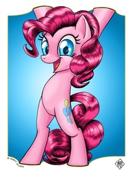 Size: 893x1155 | Tagged: safe, artist:razia, pinkie pie, earth pony, pony, g4, female, solo