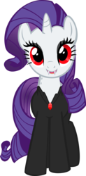 Size: 3054x6222 | Tagged: safe, artist:rarity6195, rarity, pony, vampire, g4, solo