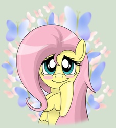 Size: 785x864 | Tagged: safe, artist:shivymaneuver, fluttershy, g4, blushing