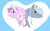 Size: 900x561 | Tagged: safe, artist:7th-swell, diamond tiara, silver spoon, shark, friendship is witchcraft, g4, butt to butt, butt touch, sharkified, species swap