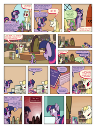 Size: 900x1200 | Tagged: safe, artist:arofatamahn, spike, twilight sparkle, oc, oc:nahmat, comic:the night the magic died, g4, comic