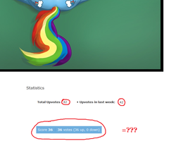 Size: 768x688 | Tagged: safe, rainbow dash, pegasus, pony, derpibooru, g4, butt, female, mare, meta, plot, solo