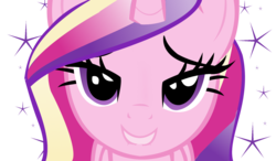 Size: 1600x934 | Tagged: safe, artist:vaileaa, princess cadance, alicorn, pony, g4, bedroom eyes, female, lip bite, looking at you, mare, simple background, solo, transparent background