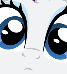 Size: 500x549 | Tagged: safe, part of a set, rarity, pony, unicorn, g4, close up series, close-up, extreme close-up, face, female, fourth wall, looking at you, mare, solo, stare