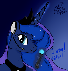 Size: 769x808 | Tagged: safe, artist:ppdraw, princess luna, pony, gamer luna, g4, female, solo