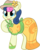 Size: 299x377 | Tagged: safe, artist:lulubell, bon bon, sweetie drops, earth pony, pony, g4, clothes, dress, female, flower, hat, hooves, mare, simple background, solo, transparent background