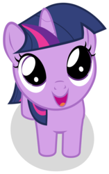Size: 1987x3162 | Tagged: safe, artist:t-dijk, twilight sparkle, pony, unicorn, a canterlot wedding, g4, female, filly, simple background, smiling, solo, transparent background, unicorn twilight, vector