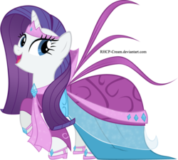 Size: 877x789 | Tagged: dead source, safe, artist:rhcp-cream, rarity, pony, unicorn, g4, clothes, dress, female, mare, simple background, solo, transparent background