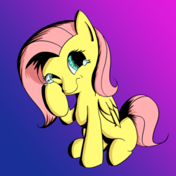 Size: 2000x2000 | Tagged: safe, artist:squiby-327, fluttershy, g4, crying, filly, high res