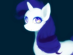 Size: 900x675 | Tagged: dead source, safe, artist:rainbowhiccup, rarity, pony, g4, bust, female, looking at you, solo