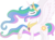 Size: 8178x6042 | Tagged: dead source, safe, artist:bronyfang, artist:tim015, princess celestia, pony, g4, .ai available, absurd resolution, female, mare, simple background, solo, transparent background, vector