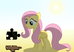 Size: 1920x1359 | Tagged: safe, artist:bcrich40, fluttershy, g4, puzzle piece