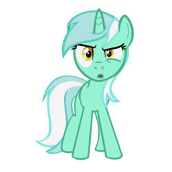 Size: 2002x2000 | Tagged: safe, artist:pweanut, lyra heartstrings, pony, unicorn, g4, female, high res, mare, simple background, solo, transparent background