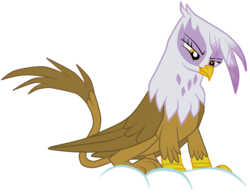 Size: 1580x1230 | Tagged: safe, artist:toxickittycat, gilda, griffon, g4, cloud, female, grin, simple background, solo, transparent background, vector