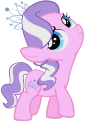 Size: 2904x4080 | Tagged: safe, artist:liggliluff, diamond tiara, pony, g4, female, show accurate, simple background, solo, transparent background, vector