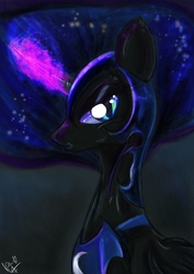 Size: 2480x3508 | Tagged: safe, artist:noideasfornicknames, nightmare moon, g4, high res