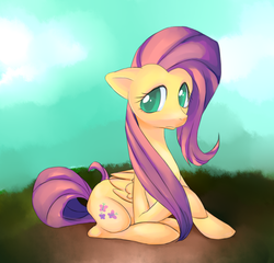 Size: 1080x1037 | Tagged: safe, artist:bakemono-san, fluttershy, pony, g4, female, solo