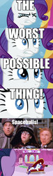 Size: 1068x3500 | Tagged: safe, rarity, twilight sparkle, pony, unicorn, g4, colonel sandurz, dark helmet, fainting couch, female, impact font, mare, marshmelodrama, mel brooks, meme, president skroob, rick moranis, spaceballs the tag, the worst possible thing