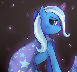 Size: 891x826 | Tagged: safe, artist:cherivinca, trixie, pony, unicorn, g4, female, mare, smiling, solo